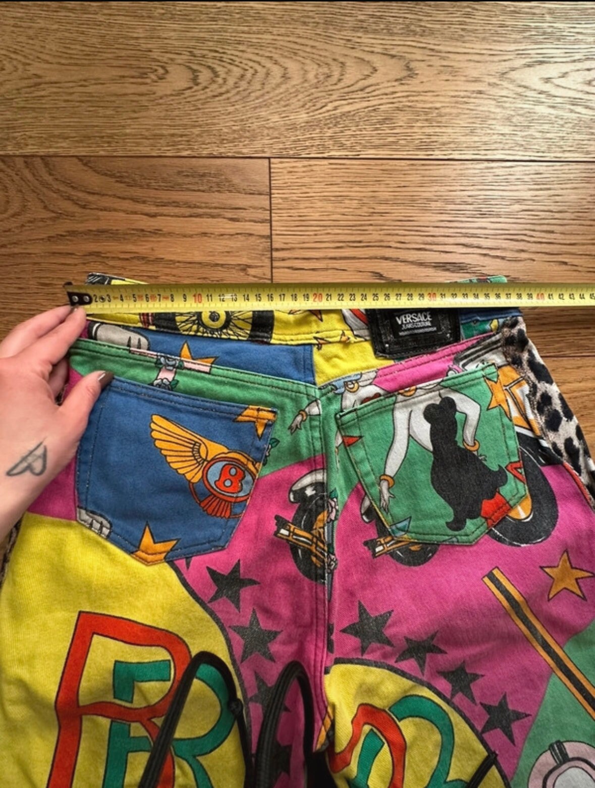 VERSACE Betty Boop Harley Iconic Print Pants 90s Vintage Etsy