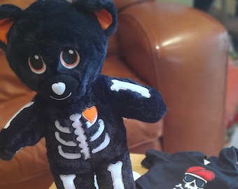 Build A Bear Skeleteddy & Skeleton Tops