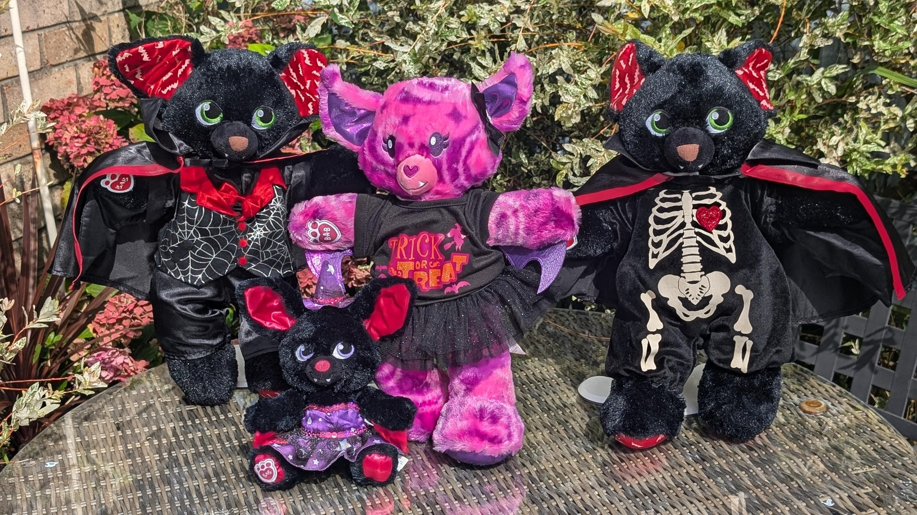 Peluche Chauve-souris Articulée Halloween - 30 Cm - Neuf Sans Marque - Animal En Peluche Style Chibi