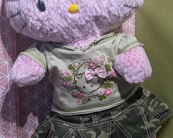 Hello Kitty Pink Sparkle Waffel Pelz im Ruhestand Build A Bear
