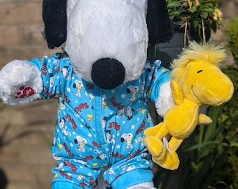 Snoopy Build A Bear with Woodstock Armband Bettzeit fertig