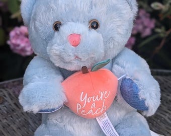 Du bist eine Pfirsich Heartbox baue einen Bären