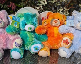 Build A Bear Friend Fur All Seasons Extrem seltene 2007 Limited Edition mit original Tags & Pins