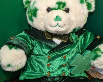 St Patrick's Day Gigging Leprechaun Build a Bear