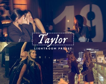 5 Taylor Lightroom Mobile Presets | Swiftie Presets | Aesthetic Presets | Instagram Presets | Vintage Analog Presets | Influencer Presets