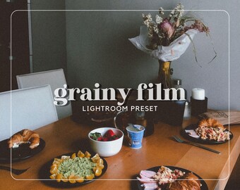 10 Grainy FILM Lightroom Mobile Presets | Film Presets | 35mm Analog Presets | Film Aesthetic Presets | IG Preset | Vintage Film Presets
