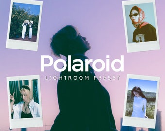 15 POLAROID Lightroom Mobile & Desktop Presets | Instant Film Preset| Film Aesthetic Presets | Analog Lightroom Preset | Disposable Film