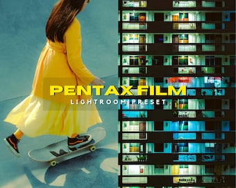 10 PENTAX FILM Lightroom Mobile & Desktop Presets | 35MM Lightroom Presets | Film Aesthetic Presets | Analog Lightroom Preset