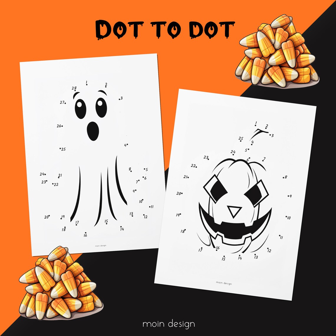 Printable Kids Halloween Activities, Halloween Party Games, Family Halloween Activity, Coloring ...