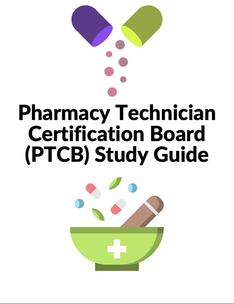 PTCB Exam Study Guide DIGITAL - Etsy