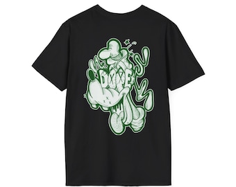 Streetwear T-shirt Dope Life Graffiti | Cartoon T-shirt met print