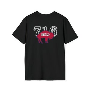 BUFFALO BILLS (716) Unisex Softstyle T-Shirt