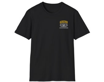 Airborne Paratrooper (distressed logo) Unisex Softstyle T-Shirt