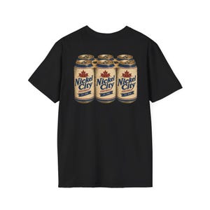 Buffalo NY Nickel City Football Beer logo T-Shirt | Pocket chest emblem, retro sports