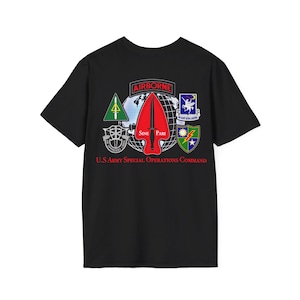 US Army Special Operations Command Airborne T-Shirt | SOF Special Operations Forces