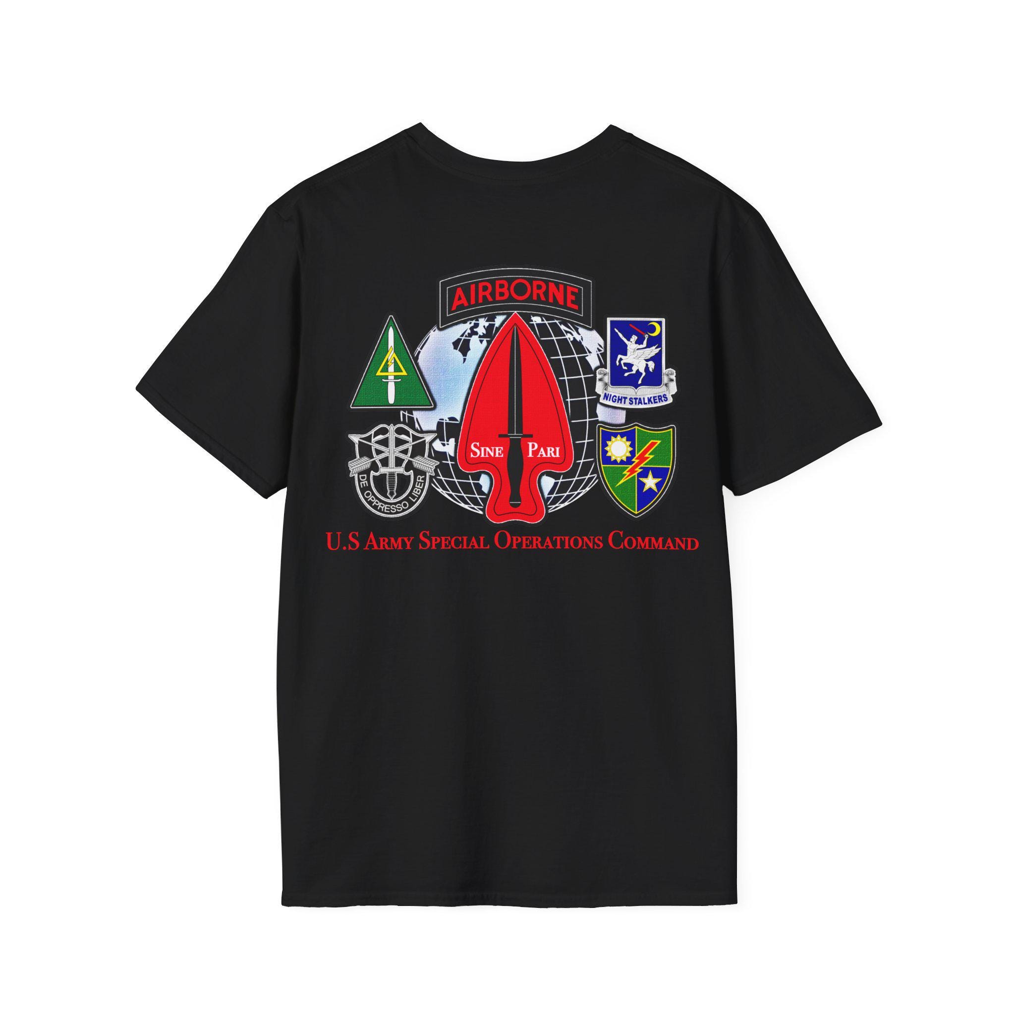 US Army Special Operations Command Airborne T-shirt | SOF Special