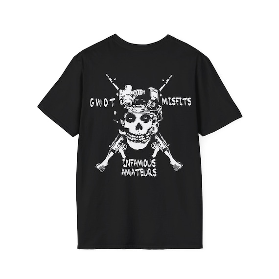 GWOT Misfits Skull T-shirt | Global War on Terror Military Tee - Etsy