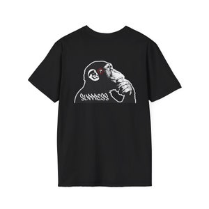 シンキングモンキー / パブリックエネミー ユニセックス ソフトスタイル Tシャツ