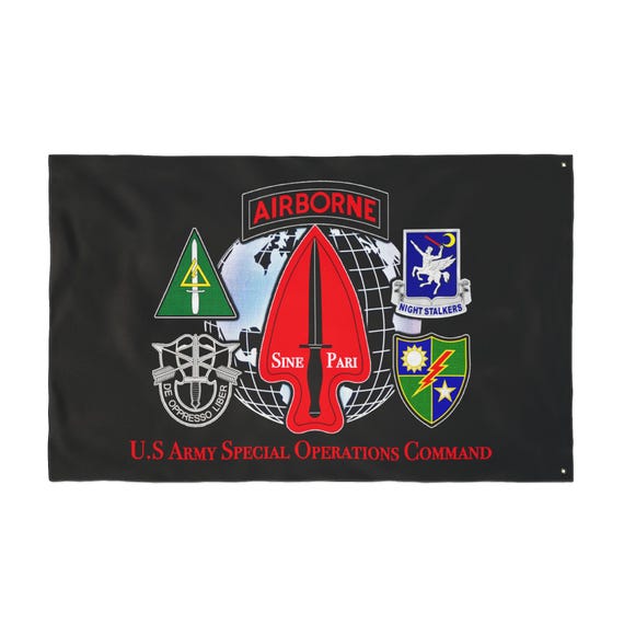 米軍 蓄音機 US ARMY SPECIAL SERVICE 店舗オブジェ U.S. Army Special Operations Command Flag Double Sided Flag