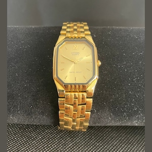 Vintage Citizen Quartz – herenhorloge – origineel jaren 80 – zeldzaam, collectiehouder – herenpolshorloge
