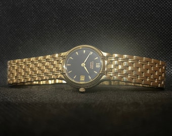 Classic Gold Citizen Quartz Glow in the Dark Calendar Watch  display picture 3