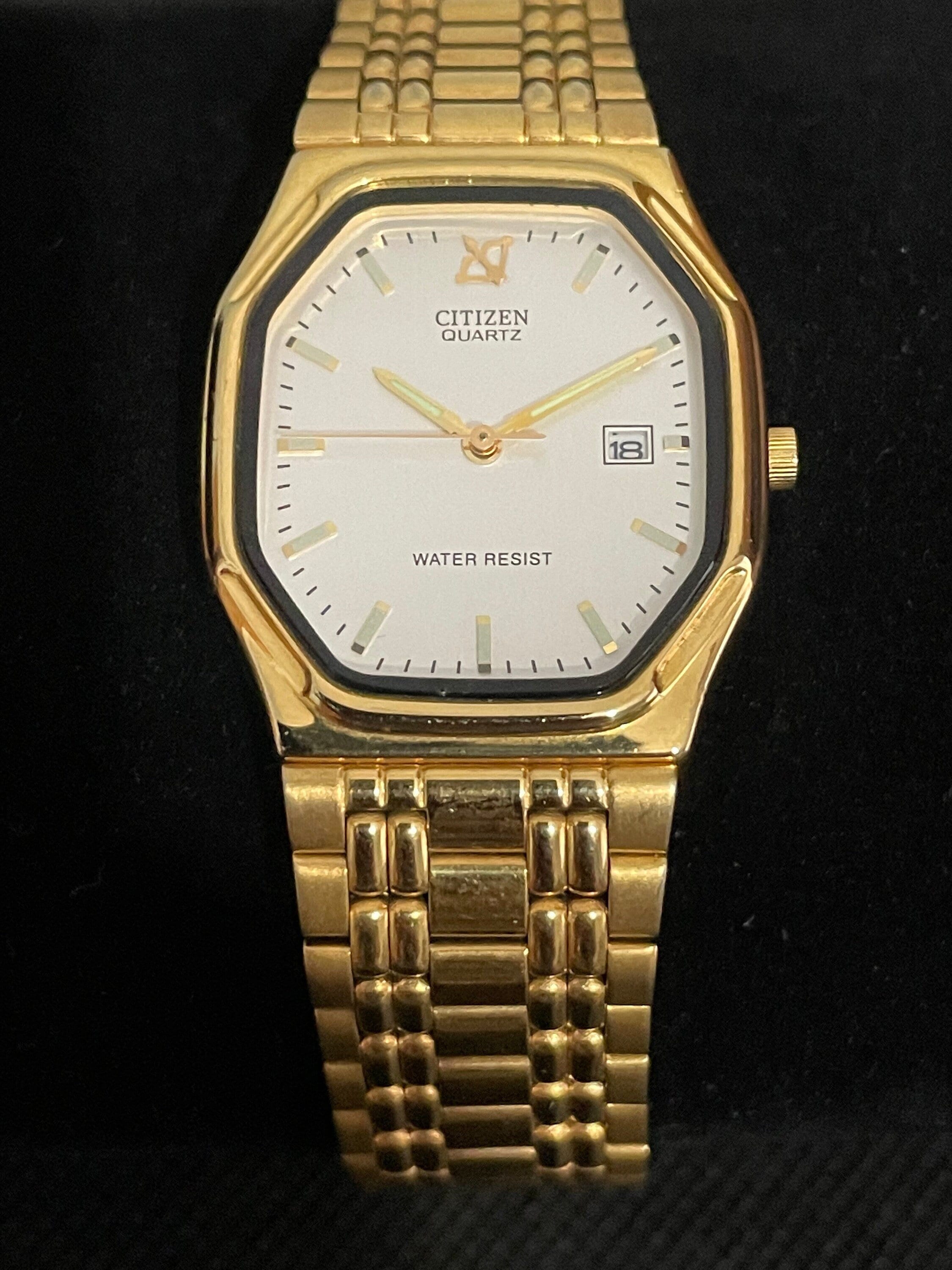 Citizen 18k gold plated sale