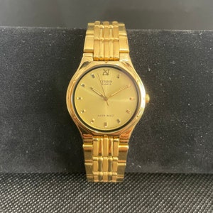 Vintage Citizen Quartz - Men&#39;s Watch - Original 1980s  - Rare from collectionist - Men&#39;s WristWatch
