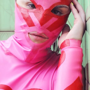 PINK LATEX MASK