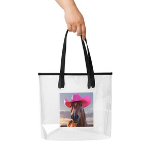 Transparent tote bag
