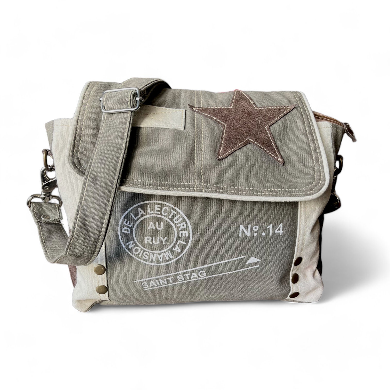 【SATIIIZ】Senan Vintage Canvas Crossbody Bag Amazon.com: Vintage Canvas Crossbody Messenger Bag with