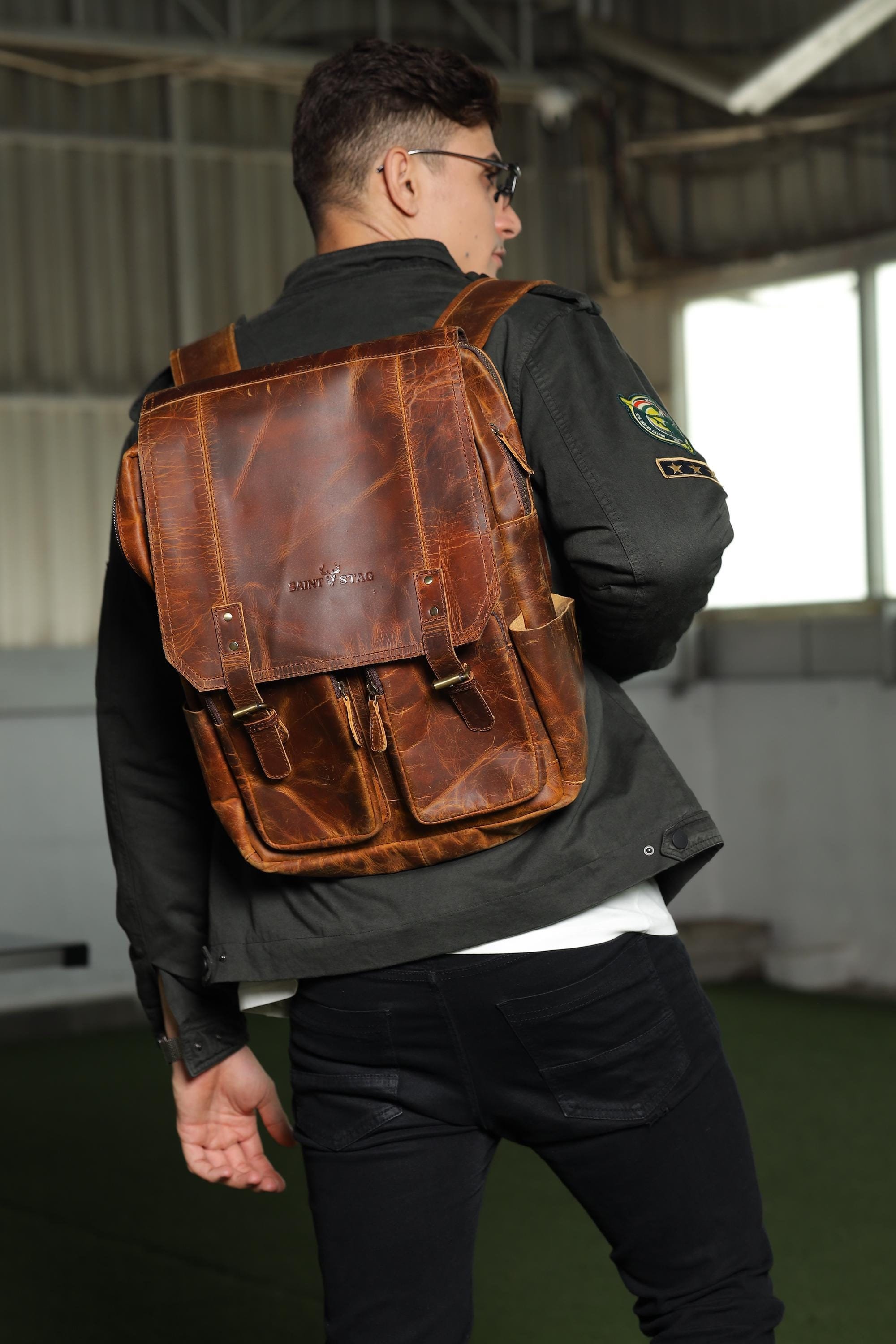 buy leather backpack nz MVP Each bag showcases unique natural variations in grain and shading that only the highest Baron Leather Backpack Handbag
