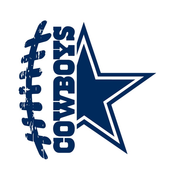 Dallas Football SVG, Cowboys Football, Cowboys Star, Digital Download, Cutting & Sublimation, Svg, Png, Pdf, Dxf, Cricut, Silouhette