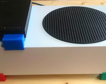 2-in-1 Console Ventilation Feet & Hard Drive Holder – Series S/X | Gaming Accessories