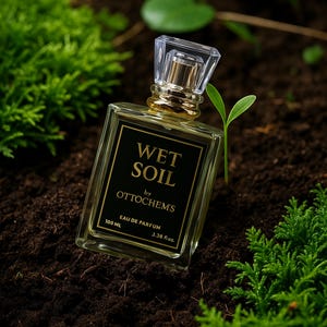 Wet Soil, Petrichor, Eau de Parfum, Earthy Mitti, The Smell of Earth After Monsoon Rain, Perfect Gift For Her / Him, by Ottochem Perfumes