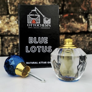 Blue Lotus  Perfume Attar Oil, Water Lily, Sensual, Exotic, Natural, Alcohol-Free, Vegan,Perfect Christmas Gift for Her,by Ottochem Perfumes