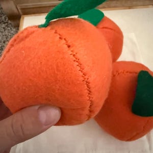 Handmade Felt Oranges| Play Food for Toddlers | Montessori Fruits I Pretend Kitchen Toy | Eco Friendly I Waldorf Toddler Gift