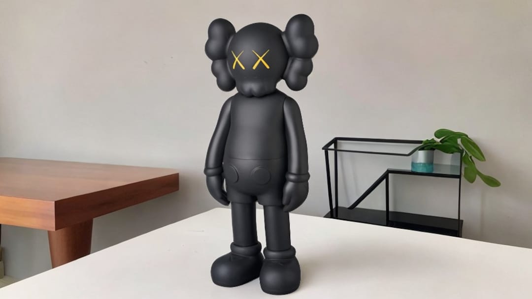 Handmade Kaws Black Figure Kaws Doll Kaws Figurine Etsy