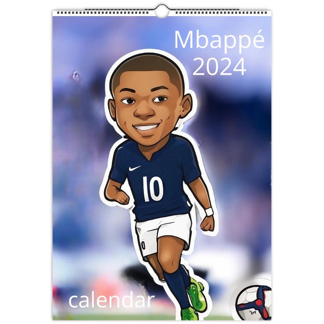 Calendar 2024 Kylian Mbappélottin Fans You'll Love Etsy