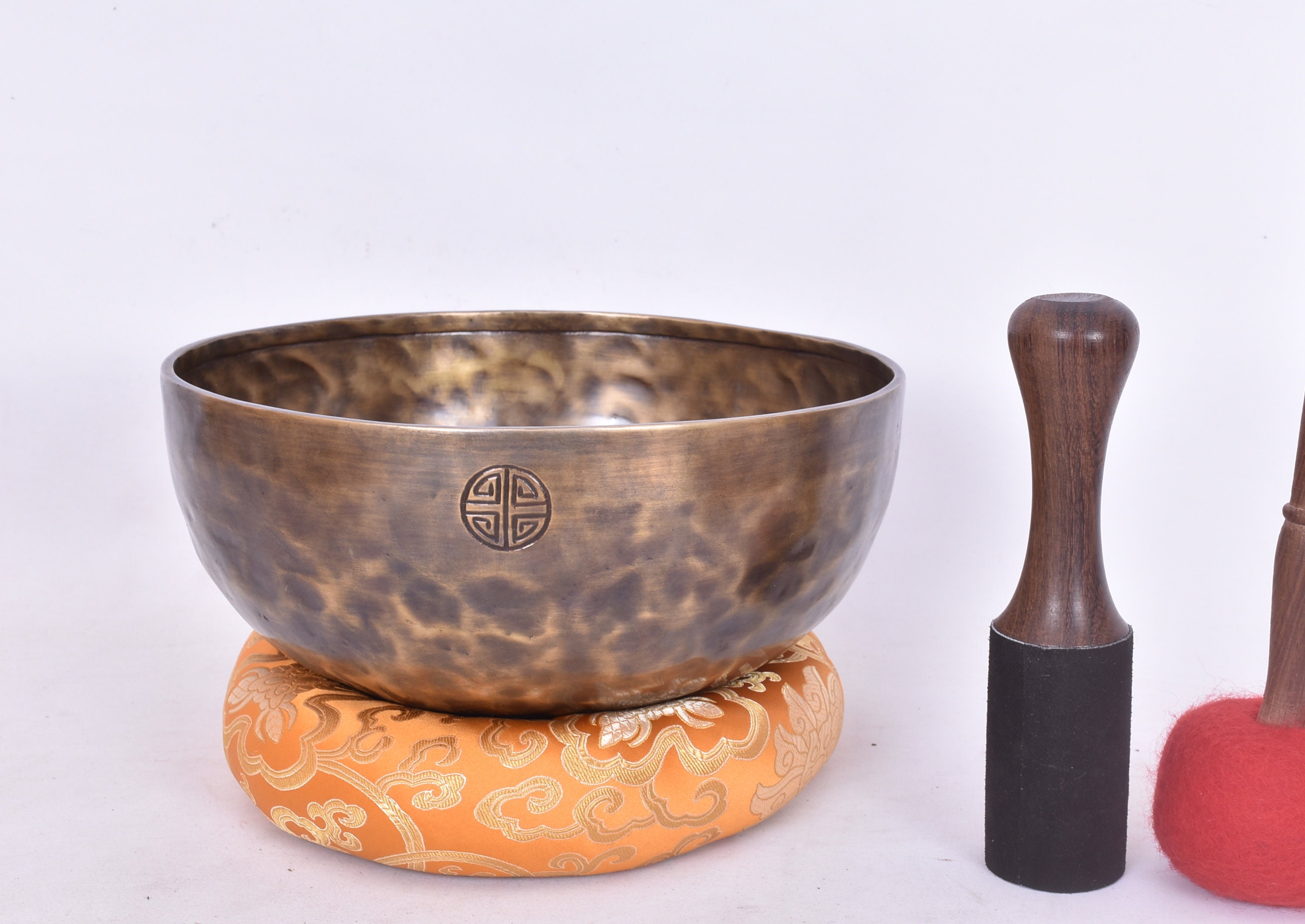 12インチ フルムーンシンギングボウル | ハンドメイド フルムーン