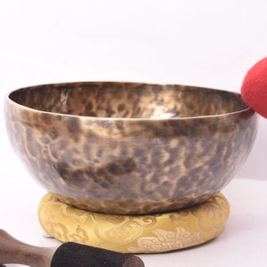 12 Inch Diameter Tibetan Singing Bowl | Deep Relaxing Singing Bowl Sound | Handmade Singing Bowl | Yoga Meditation Bowl | Spiritual Healing