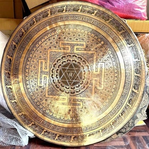 90 CM Handmade Sound Healing Gong: Deep Vibration, Yoga Meditation