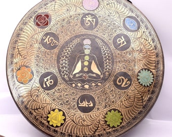 60 CM Chakra Gong: Handmade Tibetan Sound Healing Gong