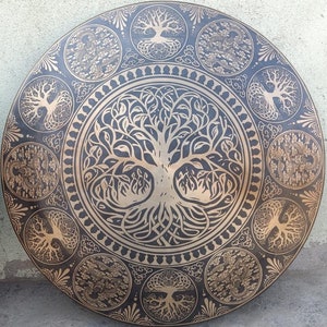 Tree of Life Gong: 35-39 Inch Sound Healing, Handmade