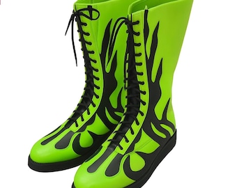 PUMA Archive First Round Boxing Boots Vintage High Knee Shoes 90s