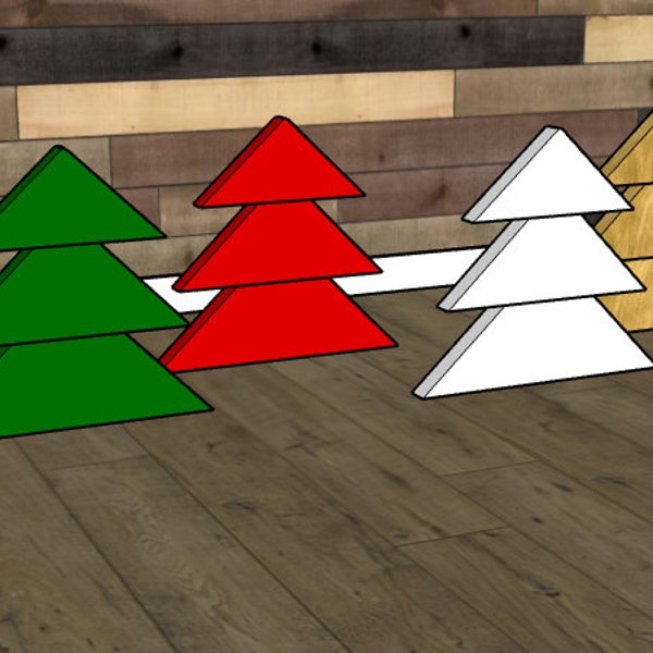 Christmas tree, DIY Christmas tree plans, wood Christmas tree, woodworking plans