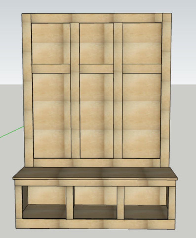 Hall Tree DIY Plans, Hall Tree, Woodworking Plans, Home Decor Etsy