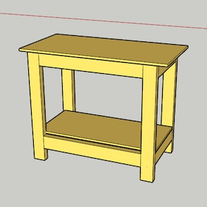 workbench plans / DIY workbench / instruction manual