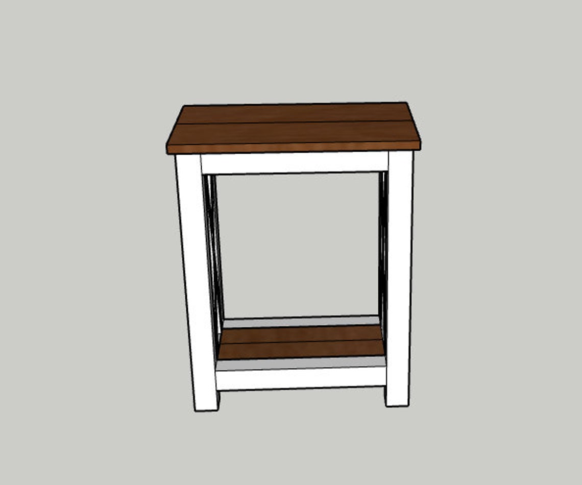 Farmhouse End Table Digital Plans - Etsy