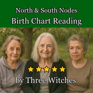 Karmische Astrologie-Lesung: Geburtshorbuch für den Nord- & Südknoten (Digitales PDF in 24 Stunden)