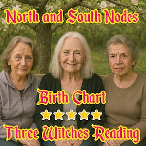 Leitura do Mapa Natal Cármico – Visão do Nodo Norte e do Nodo Sul sobre o Propósito da Alma | Relatório de Astrologia Digital | Coven Mãe Lua